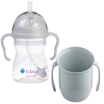 Zestaw Bidon B.box+Kubek Doidy Cup Do Nauki Picia