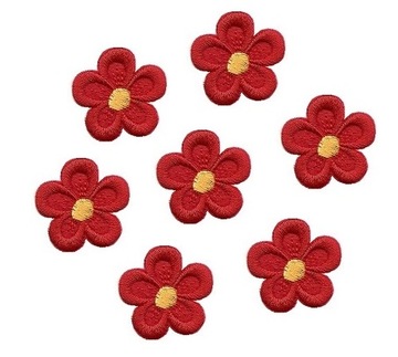 цветы цветок цветы патч термоаппликации патчи вышивка S для спортивных костюмов