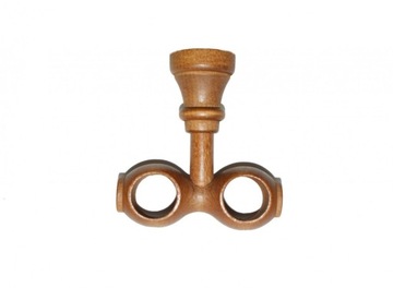 WSPORNIK KARNISZA DREWNIANY 28mm dąb sufitowy