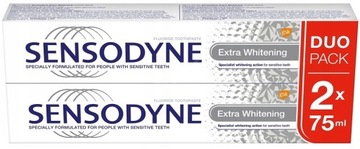 Sensodyne Extra Whitening Pasta do zębów wybielająca 2x75 ml