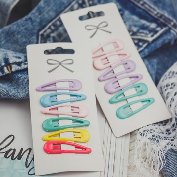 НАБОР ШАПОЧОК ДЛЯ ВОЛОС для девочек, 6 шт., ЗАЖИМЫ ДЛЯ ВОЛОС детские, заколка для волос