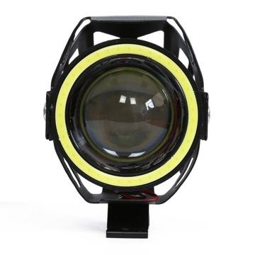 2x ГАЛОГЕННЫЕ СВЕТОДИОДНЫЕ ЛАМПЫ ДЛЯ МОТОЦИКЛА, НАБОР КОЛЬЦЕВЫХ ФАР, 2 РЕЖИМА СВЕТА