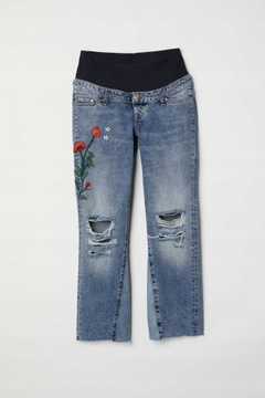 MAMA Spodnie MAMA Kick Flare Jeans H&M r.36