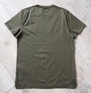 ABERCROMBIE & FITCH_T-shirt khaki z logo_S