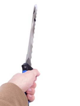 НОЖ ДЛЯ РЕЗКИ МИНЕРАЛЬНОЙ ВАТЫ И ПЕНОСТАТА ТВЕРДЫЙ 28СМ