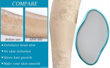 Gumka do usuwania włosów ze szkła kryształowe