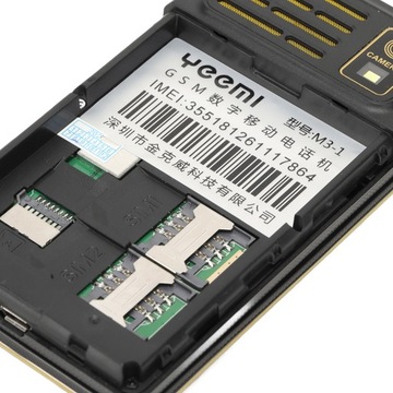 Телефон для пожилых людей, крышка с двумя SIM-картами, радио 2 ГБ, Kruger & Matz