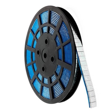 Грузики приклеены к алюминиевым дискам на катушке в рулоне Edgy Slim (1000х5 г/