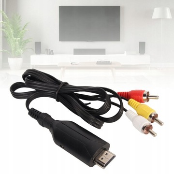 Кабель 2610230239711 HDMI — 3x RCA (тюльпан) 1 м