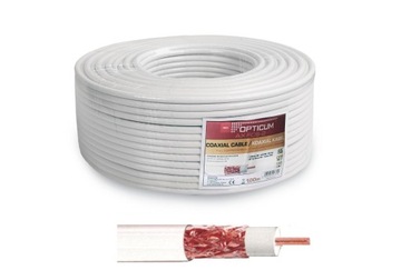 Kabel przewód antenowy miedź odcinek 100m