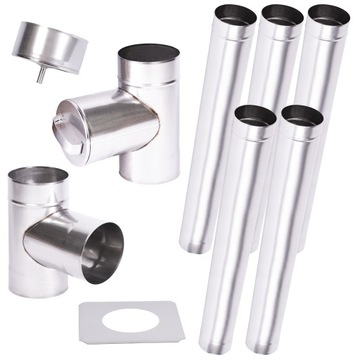 WKŁAD Kominowy Kwaso 0,5mm Gaz 1.4509 FI 150 5,5m