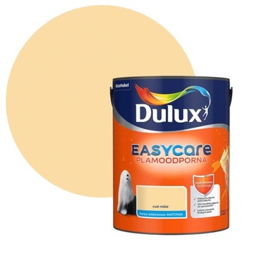 DULUX EASYCARE FARBA LATEKSOWA PLAMOODPORNA Cud miód 5L