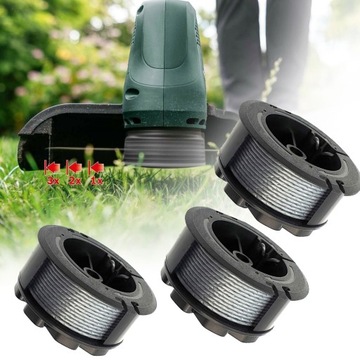 Леска Запасные катушки с леской для триммера 1,65мм 6,1м 3 шт.