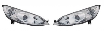 NOVÉ SVĚTLA PEUGEOT 407 KOMPLET 2004-2010