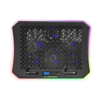 ОХЛАЖДАЮЩАЯ ПОДСТАВКА ДЛЯ НОУТБУКА со светодиодной подсветкой RGB