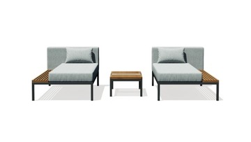 КОМПЛЕКТ САДОВОЙ МЕБЕЛИ VIVO ГРАФИТ - НОВАЯ ЦЕНА!!!