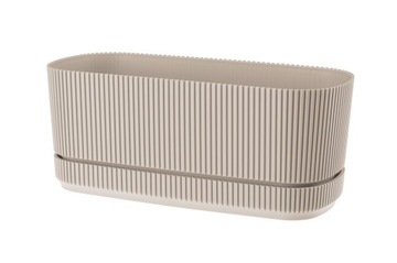 Doniczka owalna Pera 29 cm 09342 beż