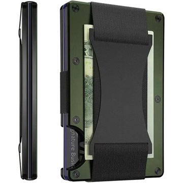 Mens Slim Ridge Male Wallets Brand Luxury Aluminum