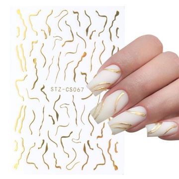 Naklejki samoprzylepne do paznokci STZCS 067