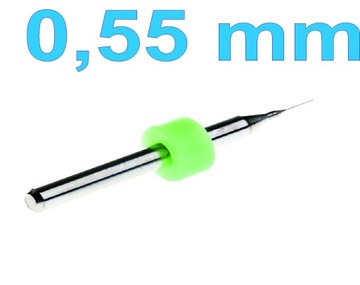 MINI WIERTŁO PCB CNC 0,55 mm - trzon 3,175 mm