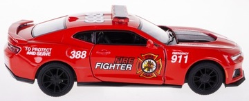МОДЕЛЬ CAMARO ZL1 STRAŻ 388 МЕТАЛЛ 1:38 KINSMART