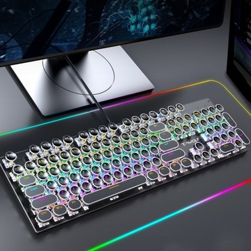 МЕХАНИЧЕСКАЯ ИГРОВАЯ КЛАВИАТУРА С RGB ПОДСВЕТКОЙ ДЛЯ ИГР ДЛЯ ГЕЙМЕРОВ