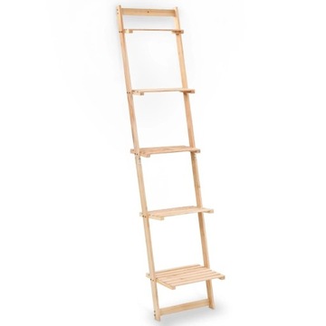 Regał drabina z drewna cedrowego, 41,5 x 3