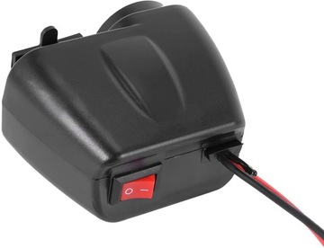 USB-ЗАРЯДНОЕ УСТРОЙСТВО С МОТОЦИКЛЬНЫМ ВОЛЬТМЕТРОМ И ТЕРМОМЕТРОМ