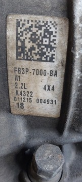 FORD RANGER 2.2 SKŘÍŇ ŘAZENÍ AUTOMAT FB3P7006AB 16R