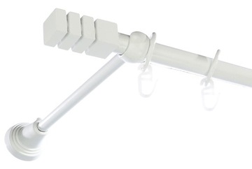 Карниз металлический, диаметр 16, одинарный, 400 см