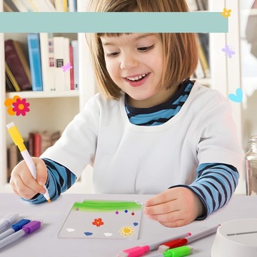 Креативная доска Светодиодный ночник НАПИШИТЕ, ЧТО ХОТИТЕ 8 цветных ручек