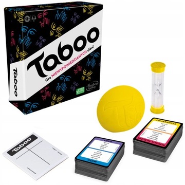 HASBRO TABOO rodzinna gra planszowa słowna polska wersja orginal