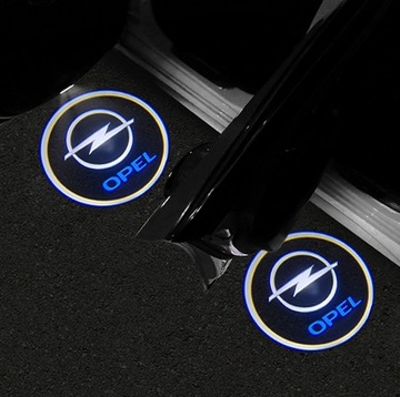 СВЕТОДИОДНЫЕ ПРИВЕТСТВЕННЫЕ ПОДСВЕТКИ С ЛОГОТИПОМ OPEL 2x7W СУПЕРМОЩНЫЙ
