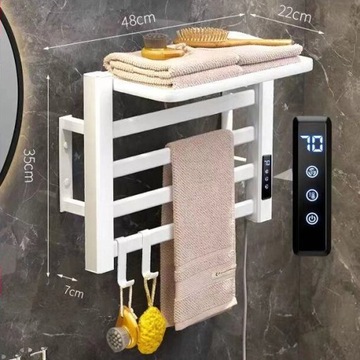 biały prawy styl 110V 65W podgrzewacz do ręczników
