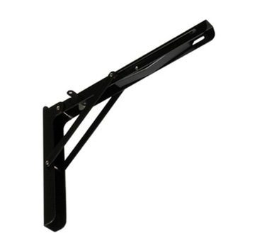 Wspornik półki składany WSF 400 400x275mm Czarny