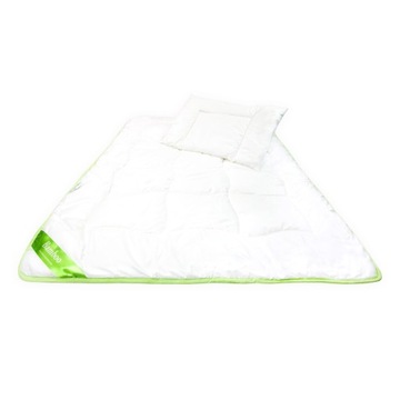 Kołdra 100x135 bambusowa + poduszka 40x60 płaska