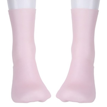 СИЛИКОНОВЫЕ НОСКИ ДЛЯ КОСМЕТИЧЕСКИХ ПРОЦЕДУР ОТ ТРЕСКОВАННЫХ ПЯТК 2 ШТ.