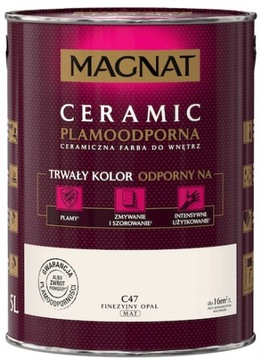 FARBA DO ŚCIAN MAGNAT CERAMIC 5L FINEZYJNY OPAL