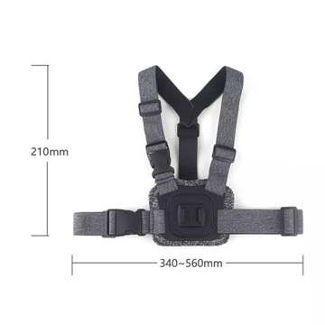 Нагрудное крепление для ремня GoPro 12, 11, 10, 9, 8, 7, 6, 5, 4, телефона, смартфона