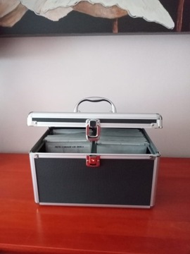 BOX BOX Чемодан на 200 компакт-дисков, DVD, BD-R, ЧЕРНЫЙ