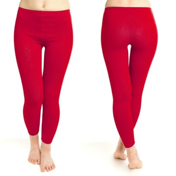 LEGGINSY GETRY LEGINSY POLSKIE XL 42 BAWE Czerwony