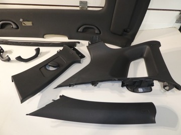 ОТДЕЛКА ПОТОЛКА PANORAMA VW TIGUAN 5N0 ЛИФТ РУЛЕНАЯ ШТОРА, ЧЕРНЫЙ ПЛАСТИКОВЫЙ КОМПЛЕКТ