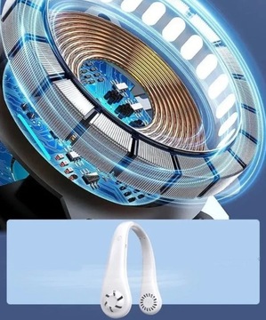 БЕСПРОВОДНОЙ ПОРТАТИВНЫЙ ВЕНТИЛЯТОР С ОХЛАЖДАЮЩЕЙ ШТОЙКОЙ