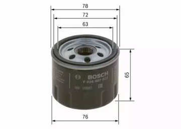 BOSCH FILTR OLEJE NISSAN OPEL RENAULT DACIA