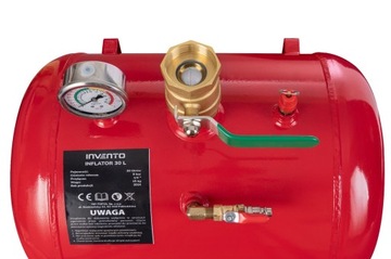 БАК ПОД ДАВЛЕНИЕМ INVENTO 30 Л 8 БАР ДЛЯ НАКАЧИВАНИЯ ШИН КОЛЕС