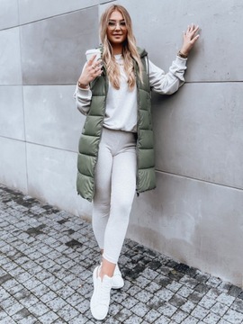 ЖИЛЕТ СТЕГАНЫЙ ЖЕНСКИЙ С КАПЮШОНОМ, размер. XL