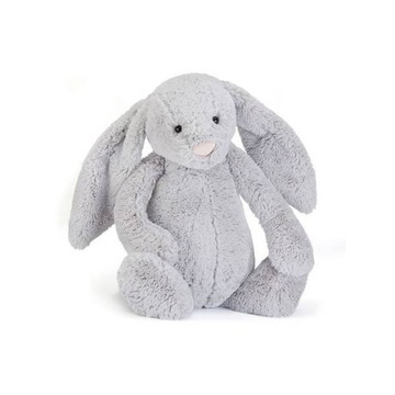 DUŻY WIELKI MIŚ PLUSZOWY KRÓLIK 45cm BEŻ SZARY