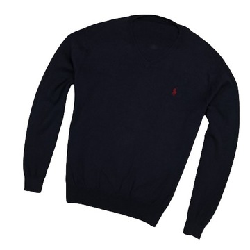 POLO RALPH LAUREN MĘSKI SWETER BAWEŁNIANY PIMA COTTON PREMIUM