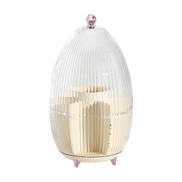 Поворотная витрина с органайзером для макияжа для переодевания в общежитии.