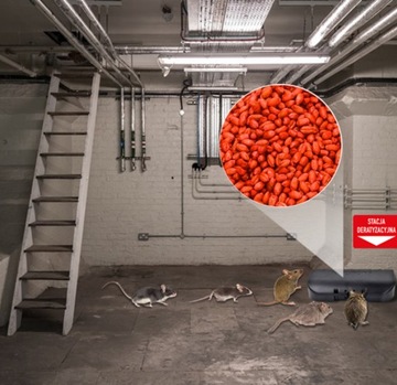 ЯД ДЛЯ МЫШЕЙ, ЯД ДЛЯ КРЫС, сильный ОТРАВЛЕННОЕ ЗЕРНО 5КГ БРОДИФАКУМ